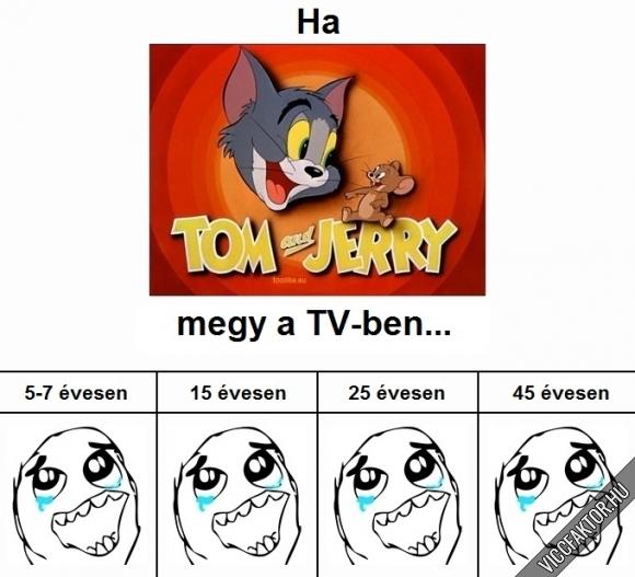 Ha Tom s Jerry megy a TV-ben…
